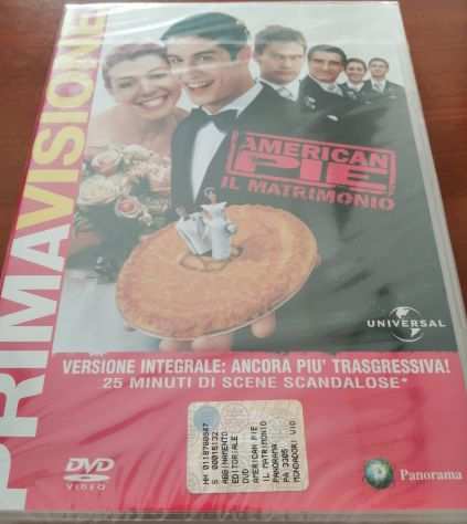 American PIE Il Matrimonio - DVD NUOVO - Edizione Panorama - Disco singolo