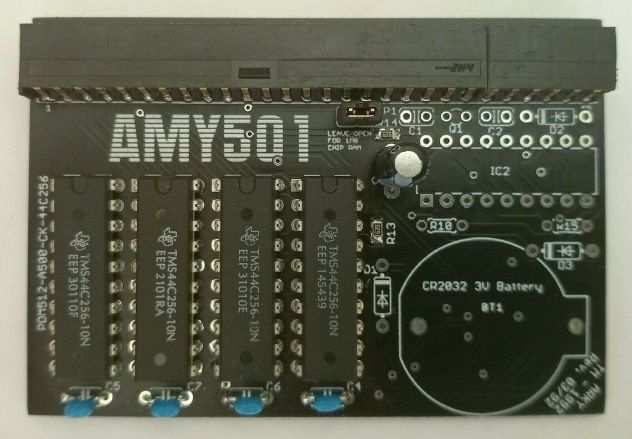 Amiga 500 espansione di memoria 512k - NEW - AMY501