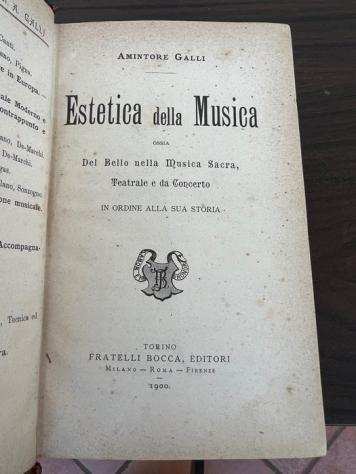 Amintore Galli - Estetica della Musica - 1990