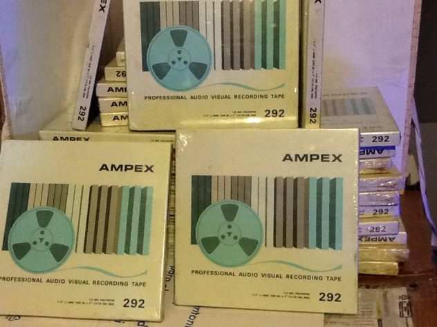 Ampex - Bobina Nastro Professionale Audio  Video Lotto di 10 Pezzi