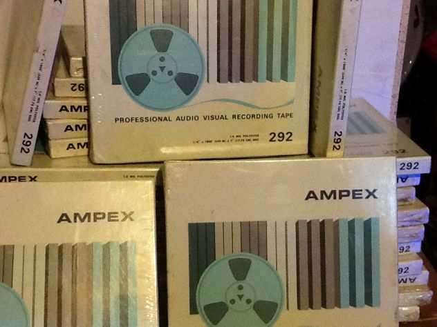 Ampex - Bobina Nastro Professionale Audio  Video Lotto di 10 Pezzi