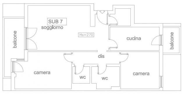 Ampia stanza privata in grande appartamento - Libera subito