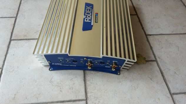 amplificatore 4 canali rodek r480i 1200w old school made in USA