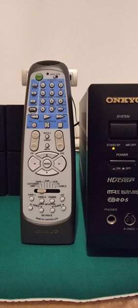 Amplificatore Home Theater con telecomando Onkyo TX DS-747