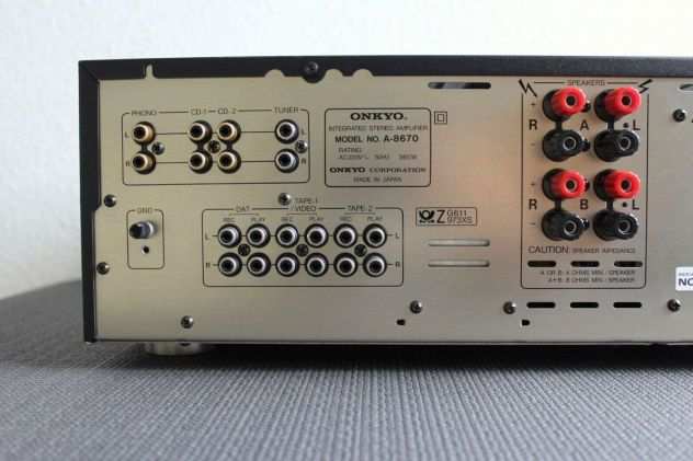 Amplificatore Onkyo serie Integra A 8670 - Perfetto