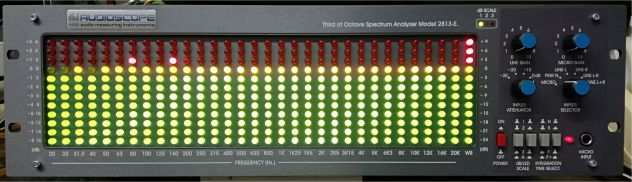 Analizzatore di spettro audio Audioscope modello 2813-E