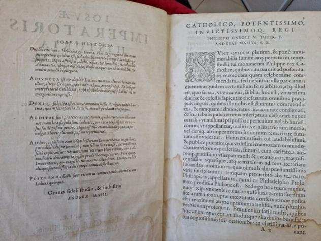 Andrea Masio - Iosuae imperatoris historia illustrata atque explicata ab Andrea Masio - 1574