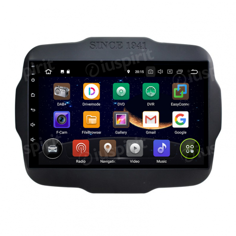 ANDROID autoradio navigatore Jeep Renegade GPS Bluetooth USB