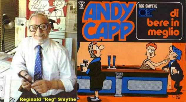 ANDY CAPP N. 1, DI BERE IN MEGLIO, Reginald Smythe, EDITORIALE CORNO 1975.