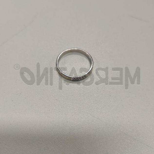 Anello donna placcato beige e brillantini