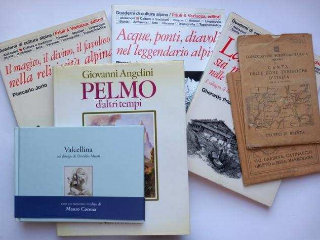 AngeliniPriuliJorio - Itinera Alpina. Lot with 5 books on Alpinism - 19832000