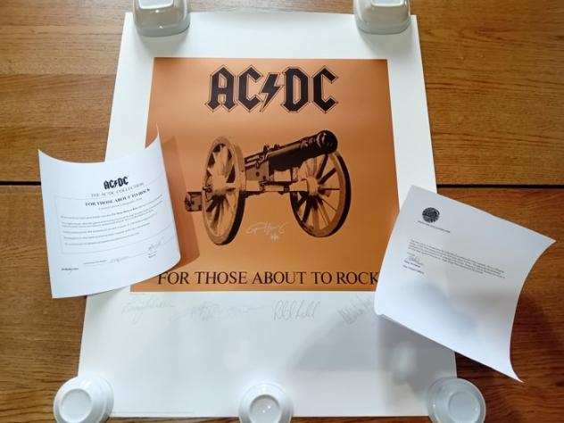 Angus Young - ACDC - For Those About To Rock - Lithograph - Signed by Angus Young