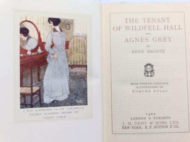 Anne BronteEdmund Dulac - The Tenant of Wildfell Hall and Agnes Grey - 1922