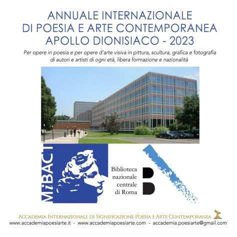 Annuale Internazionale Apollo dionisiaco invita poeti e artisti alla Biblioteca