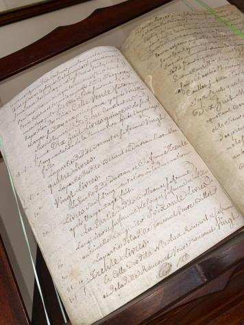 Anonyme - Manuscript notariat francois - 1784