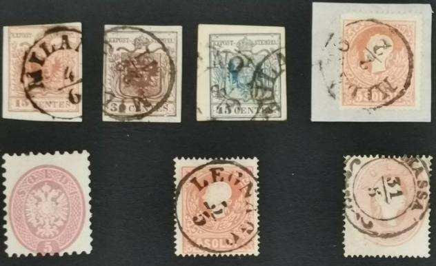 Antichi Stati italiani 18501860 - Selezione di francobolli degli Antichi Stati Italiani - Sassone CV 2000,00euro