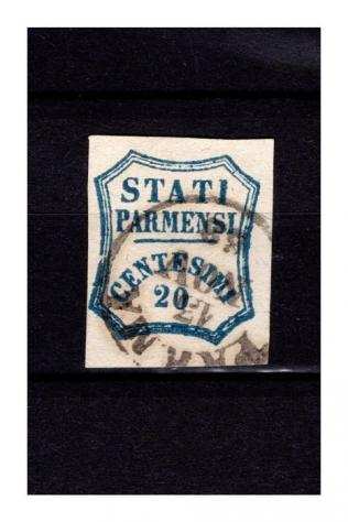 Antichi Stati italiani - Parma 18591859 - 3 esemplari - sassone 9, 15, 15e