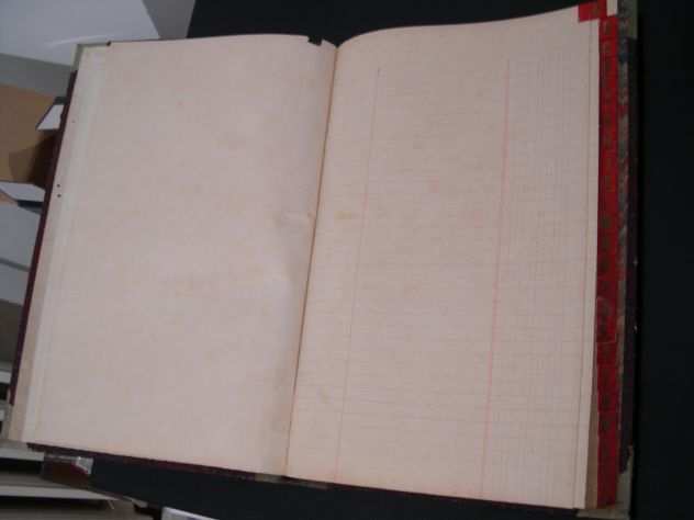 Antico libro mastro di contabilitagrave in bianco, 1900-1940