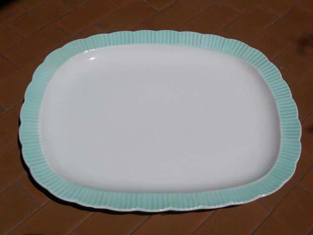 Antico piatto ceramica Galvani, antico piatto da portata, centrotavola
