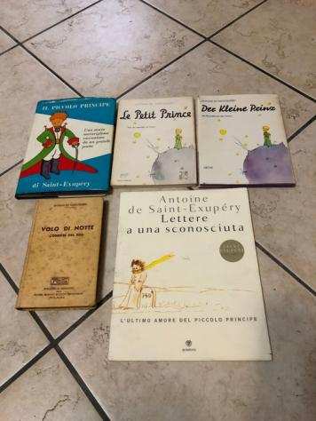 Antoine De Saint-Exupeacutery - Lot with 5 books - 1937