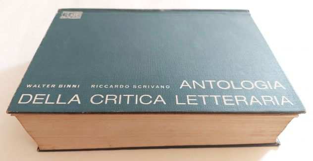 Antologia della critica letteraria di W.Binni e R.Scrivano Ed