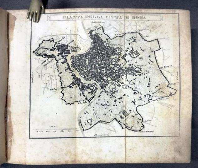 Antonio Nibby - Itinerario di Roma e delle sue vicinanze. Compilato secondo il metodo di M. Vasi da A. Nibby - 1838-1840