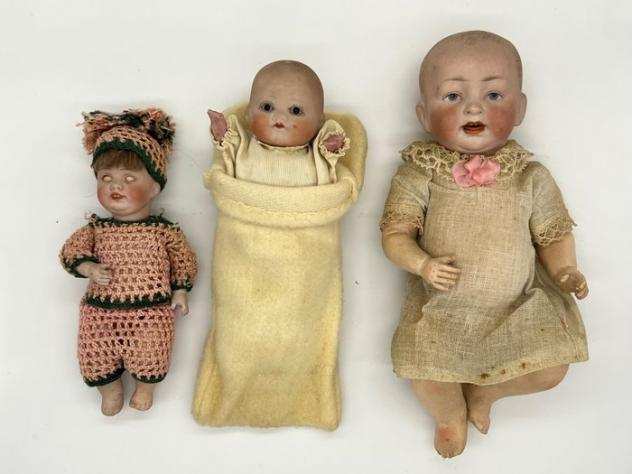a.o. Furga - 3 antique dolls - Unknown - Italia