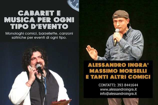 Aperitivi Cabaret Barzellette per eventi di ogni genere