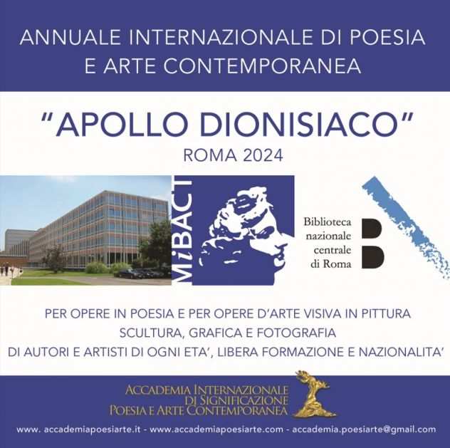 Apollo dionisiaco. Internazionale di poeti e artisti alla Biblioteca Nazionale