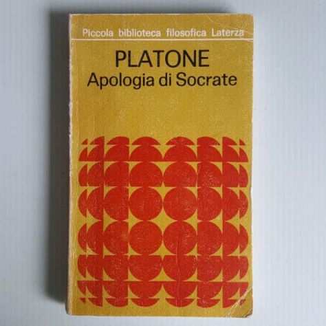 Apologia di Socrate - Platone - Piccola Biblioteca Filosofica Laterza - 1950