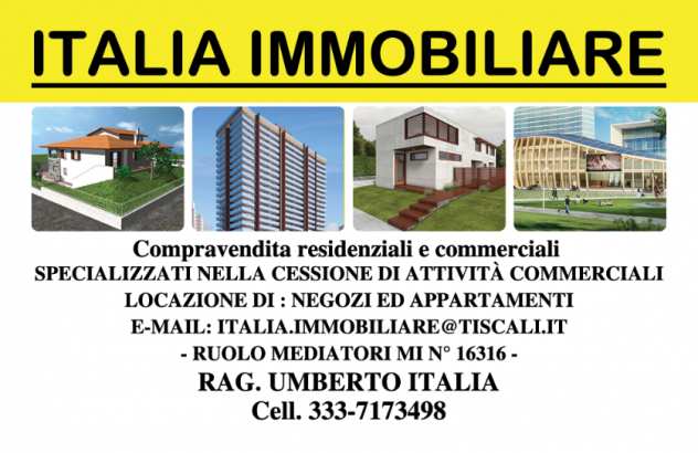 appartamenti 2 - 3 - 4 locali in affitto o in vendita x ns. clienti selzionati                       1.500 euro