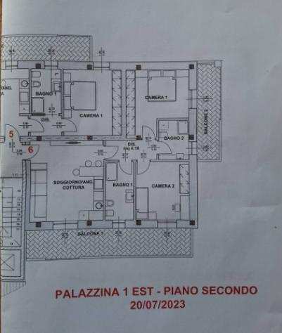 Appartamento di 106 msup2 con 3 locali in vendita a Pavia