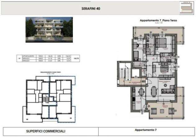 Appartamento di 135 msup2 con 5 locali in vendita a Modena