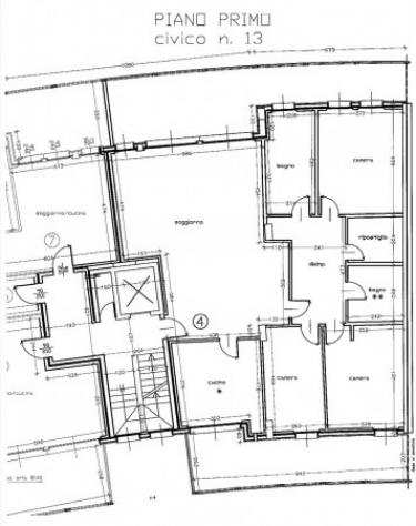 Appartamento di 180 msup2 con 4 locali in vendita a Bergamo