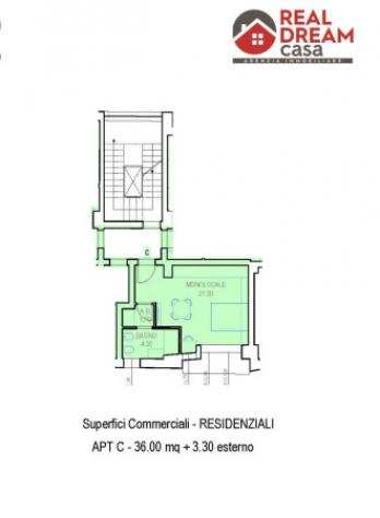 Appartamento di 37 msup2 con 1 locale in vendita a Bari