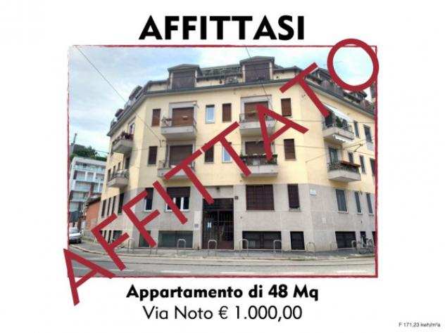 Appartamento di 48 msup2 con 2 locali in affitto a Milano