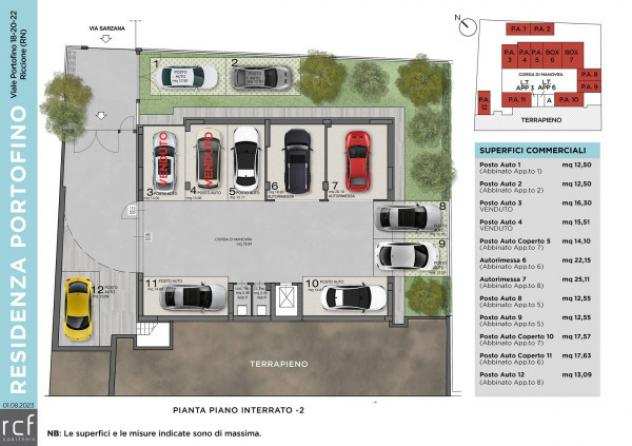 Appartamento di 83 msup2 con 3 locali in vendita a Riccione