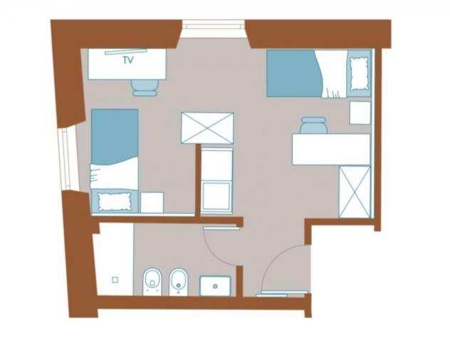 Appartamento in affitto a Carrara 40 mq Rif 1156746