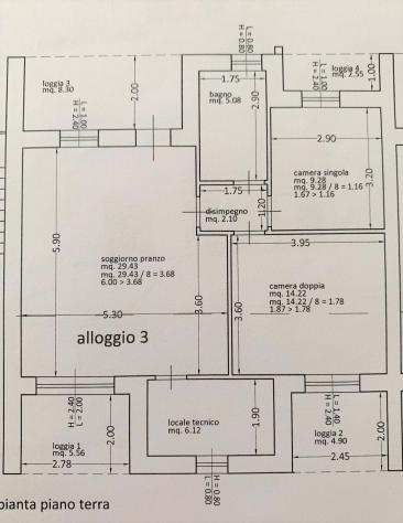 Appartamento in vendita a Pontedera 84 mq Rif 1167995