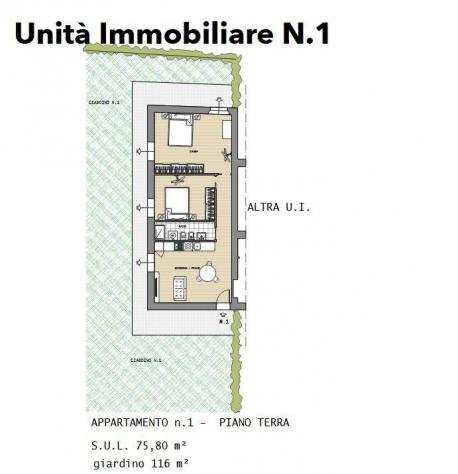Appartamento in vendita a RIOTORTO - Piombino 76 mq Rif 1142033