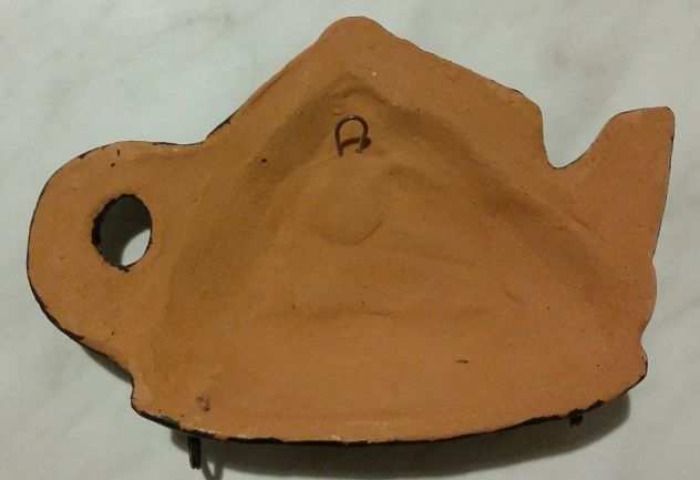 Appendiabiti in Ceramica Habana Cuba a forma di teiera con tre ganci nuovo