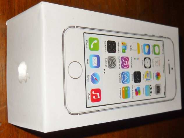Apple iPhone 5 S 8 GB goldsilver scatola vuota e manuale duso