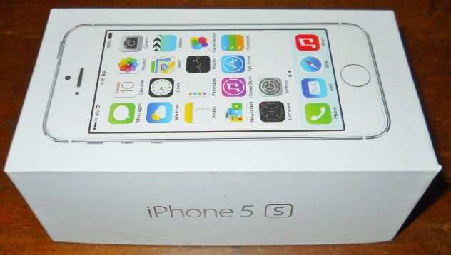 Apple iPhone 5 S 8 GB goldsilver scatola vuota e manuale duso