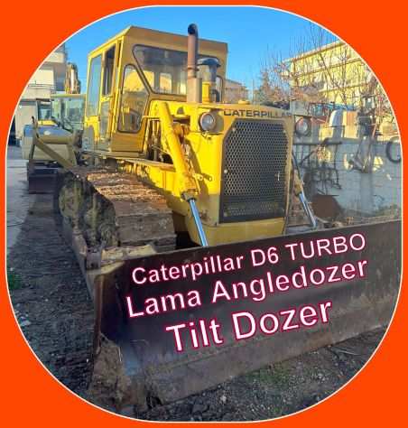 Apripista Caterpillar D6 Turbo Lama Angledozer - Tilt Dozer