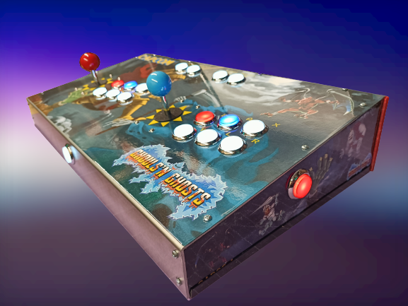 Arcade Stick Console Plancia 2 Players Artigianale