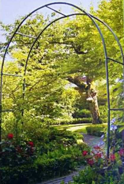 Arco per rose e piante rampicanti da giardino NUOVO 15 Euro