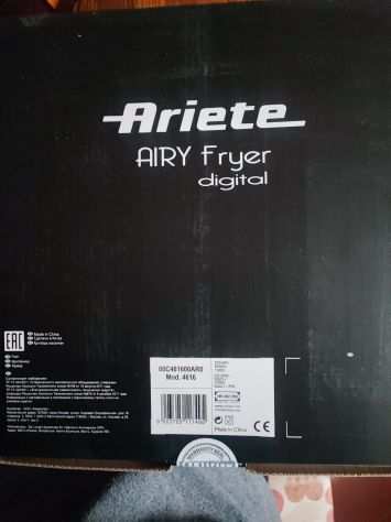 ARIEL Airy Fryer Digital Mod.4616 Friggitrice ad aria