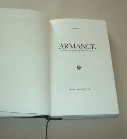 ARMANCE - Stendhal