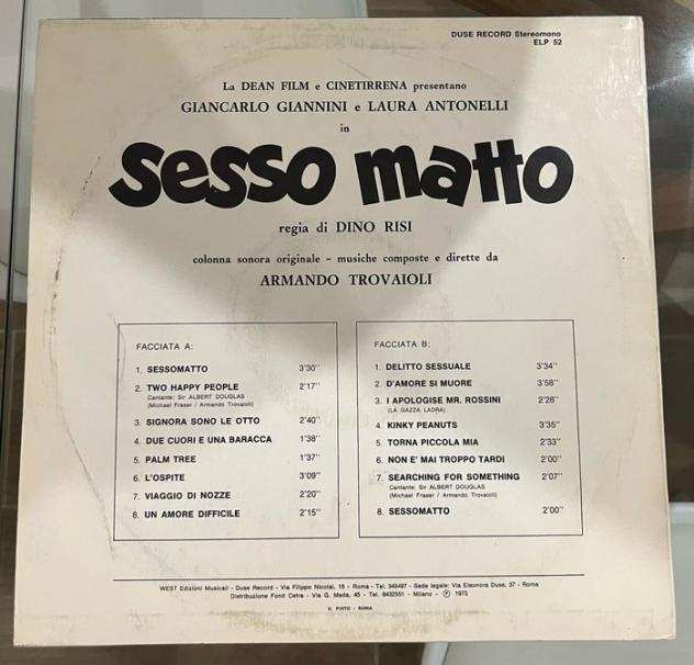 armando trovaroli - Sesso matto - Soundtrack, Jazz-Funk, Breaks, Lounge, Soul-Jazz - Disco in vinile - 1973