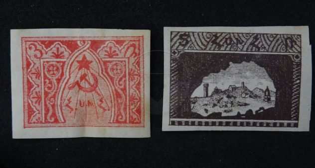 ARMENIA 1921 lotto di 11 francobolli